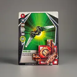 Bakugan: Gundalian Invaders| Silver Axe🥈Silver Gate Card | 7/48c - Image 1