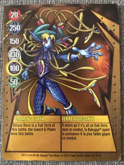 Bakugan: Gundalian Invaders| Calming Earth 🥉Copper Gate Card | 18/47e - Image 3