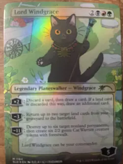 MTG Lord Windgrace Secret Lair Drop Series 1184 Foil Mythic Card - Image 1