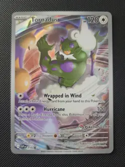 Tornadus White Flare Promo Card 210 Pokemon Center Stamped - Image 1