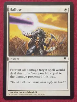Magic The Gathering DARKSTEEL HALLOW white card MTG - Image 1