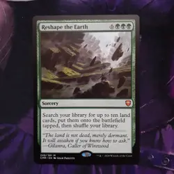 Reshape the Earth Near Mint CMR Commander Legends - Image 1