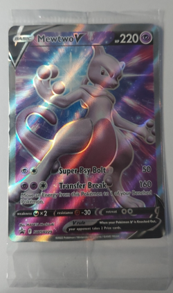 Mewtwo V SWSH229 Black Star Promo Pokemon GO *Sealed* - Image 1