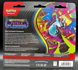 Pokemon Fatale Flammen 3 Pack Blister Sniebel Deutsch NEU OVP - Image 2