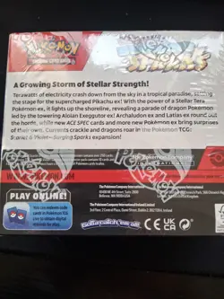 Pokemon TCG Scarlet & Violet SURGING SPARKS Booster Box NEW/Factory Sealed - Image 2