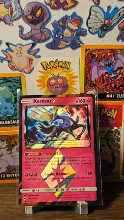 Pokemon TCG SM - Lost Thunder #144/214 Xerneas Prism Star - near mint - Image 1