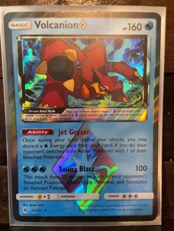 Pokemon TCG Volcanion Prism Star Forbidden Light 31/131 Holo Holo Rare Near Mint - Image 1