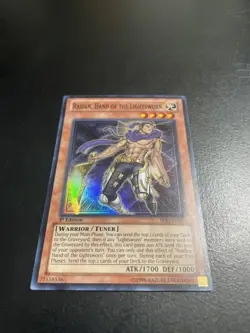 Yugioh - Raiden, Hand of the Lightsworn SDLI-EN003 1st Edition Super Rare - Image 2