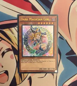 🔥 Yugioh Dark Magician Girl YGLD-ENB03 ULTRA RARE NEAR MINT - Image 1