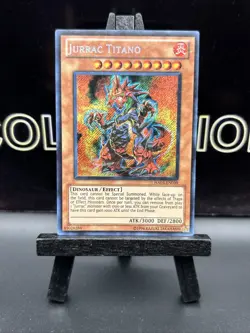 Yu-Gi-Oh! Jurrac TItano HA03-EN039 Secret Rare Unlimited NM HOLO - Image 2