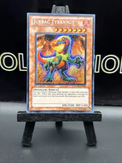 Jurrac Tyrannus HA02-EN038 - Yu-Gi-Oh 1st Edition NM HOLO - Image 2