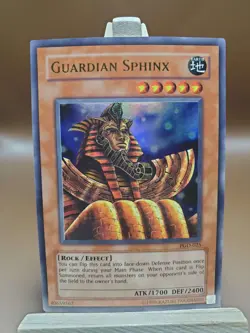 VLP Yugioh Guardian Sphinx PGD-025 Ultra Rare Holo Pharaonic Guardian Unlimited - Image 1