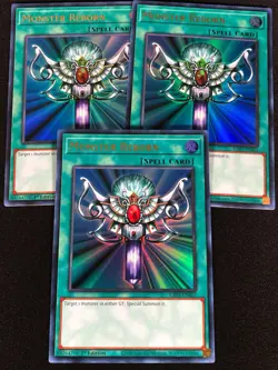 Yugioh Monster Reborn RA03-EN052 1st Ultra x3 (NM) - Image 1