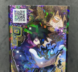 My Hero Academia DABI Amazing 031 Foil Stamping Silver Signed Battle Card Anime - Image 4