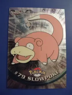 Slowpoke #79 Topps Chrome Holo NM/Mint Pokemon Card - Image 1