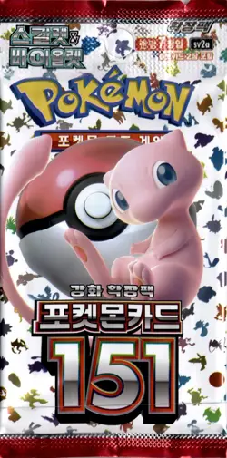 US Seller Pokemon Card 151 sv2a Factory SEALED Korean Booster 1Pack - Image 1
