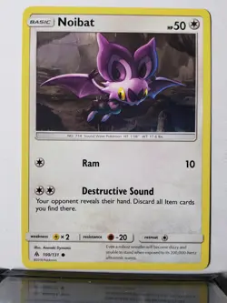 Noibat 100/131 Forbidden Light Sun Moon Pokemon Card $2 Flat Shipping - Image 1