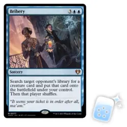 BRIBERY Commander Masters Magic MTG MINT CARD - Image 1