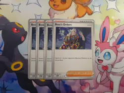 Boss's Orders 114/132 Uncommon Pokemon TCG Playset x4 Non Holo MEG NM - Image 1