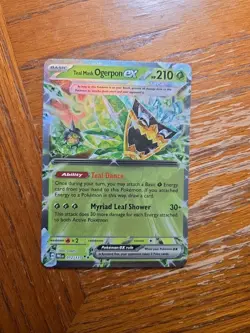 Teal Mask Ogerpon ex - 012/131 SV: Prismatic Evolutions NM Pokemon Card TCG - Image 1