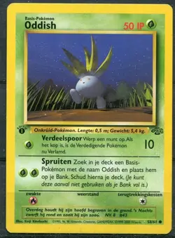 D463032 Pokemon TGC Oddish # 58/64 Jungle WOTC 1st Edition Dutch - Image 1