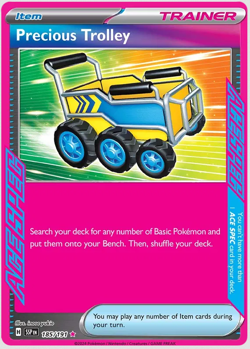 Precious Trolley SSP 185/191 ACE SPEC - Surging Sparks - Pokemon TCG English - Image 1