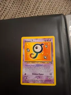 Pokemon TCG Unown [J] - 38 - WoTC Promo Black Star Promo (2001) - Image 1