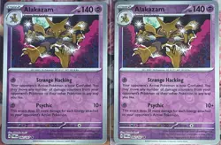Alakazam Reverse Holo Rare - 082/167 - Twilight Masquerade Pokemon 2024 - Image 3