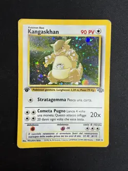Pokemon Kangaskhan 5/64 Jungle Rara Holo Prima Edizione Wizards IT Carte Vintage - Image 1
