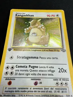 Pokemon Kangaskhan 5/64 Jungle Rara Holo Prima Edizione Wizards IT Carte Vintage - Image 4