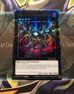 * DARK REBELLION XYZ DRAGON * QUARTER CENTURY SECRET RARE RA04-EN237 YUGIOH! - Image 1