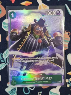 One Piece 2024 Capone"Gang"Bege Alternate Art ST02-004 Character Card PRB-01 NM - Image 1
