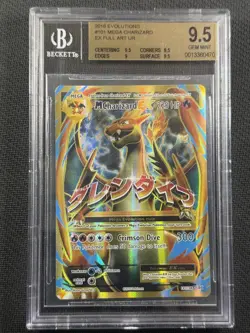 Pokemon Cards BGS 9.5 Gem Mint M Charizard Ex FA Evolutions 2016 101/108 - Image 1