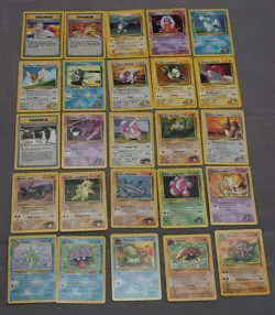 Lot of 50 Vintage Common Pokemon Cards- Gym Heroes, Fossil, Base Set 2 - Image 1