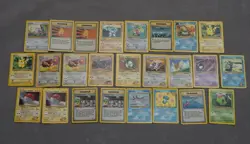 Lot of 40 Vintage Common Pokemon Cards- Gym Heroes, Base Set, and Others - Image 1