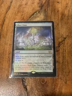 MTG FOIL Blast Zone - The Brothers' War Card # 258 - Image 1