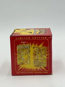 Pokemon Toys - Burger King Gold-Plated Card - PIKACHU - Image 4