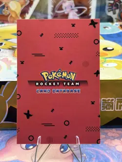 Pikachu Poncho Gengar - Cracked Ice Holo - Team Rocket Card Database - Pokemon - Image 2