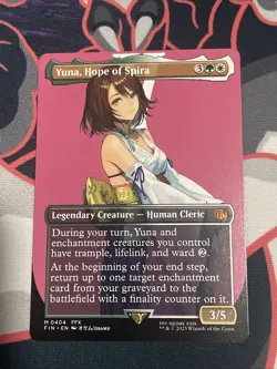 Yuna, Hope of Spira (Borderless) Final Fantasy Regular - Image 1