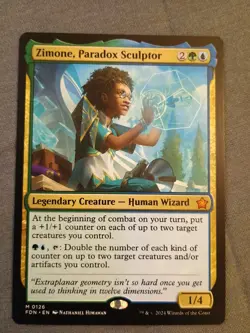 Zimone, Paradox Sculptor Foundations Regular NM Mythic 0126 - Image 1