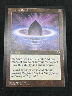 Magic the Gathering MTG Lotus Petal Tempest Artifact Common - Image 1