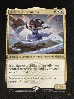 MTG Avatar: The Last Airbender Katara, the Fearless 0230 NM Rare - Image 1