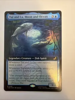 Tui and La, Moon and Ocean 0181 Foil Extended Art - MTG: Avatar The Last Airbend - Image 1