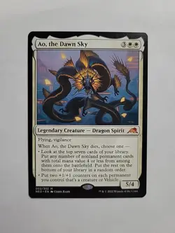 MTG - Ao, the Dawn Sky Kamigawa: Neon Dynasty Regular Mythic #002 - Image 1