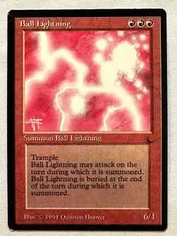 Ball Lightning - Magic the Gathering MTG The Dark - Near Mint - Free Shipping! - Image 1