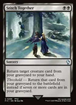 1 x Stitch Together - Commander: Final Fantasy - NM-Mint - MTG - Image 1