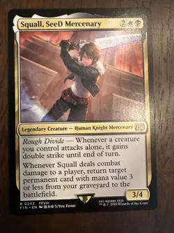 Squall, SeeD Mercenary : MTG / Final Fantasy #0243 / NM - Image 1