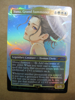 Yuna, Grand Summoner X1 Mtg Promo Nm Borderless Foil Miki Yamashita 0001 - Image 4