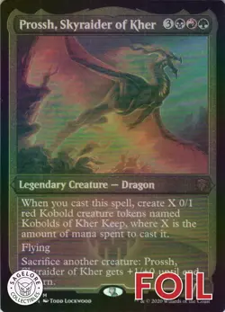 MTG Prossh, Skyraider of Kher (Etched) (530) | NM Foil | Commander Legends {CMR} - Image 1