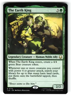 The Earth King #172 (Non-Foil) (NM) Avatar: The Last Airbender Magic MTG - Image 1